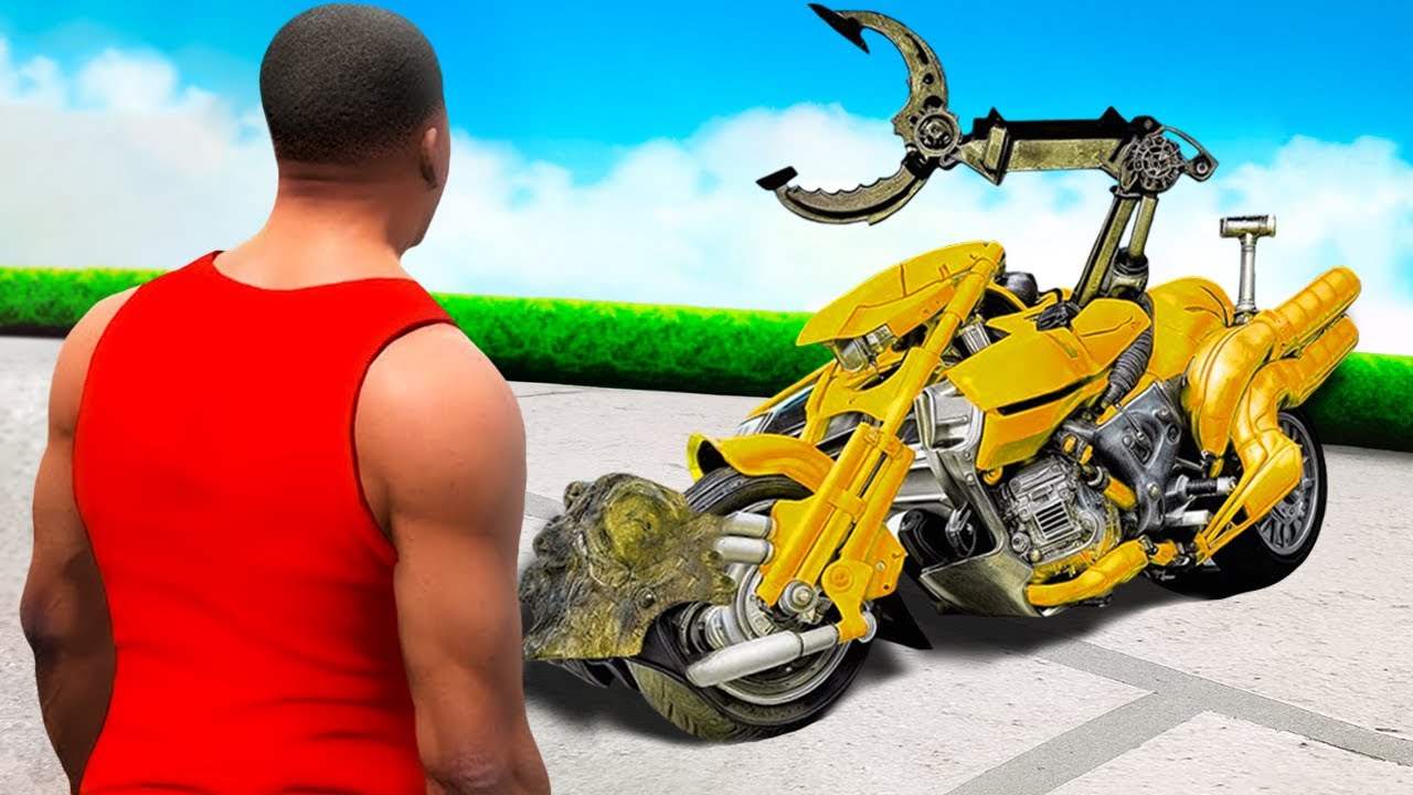 JE TRANSFORME LA MOTO DE FRANKLIN SUR GTA 5 ! (Incroyable)