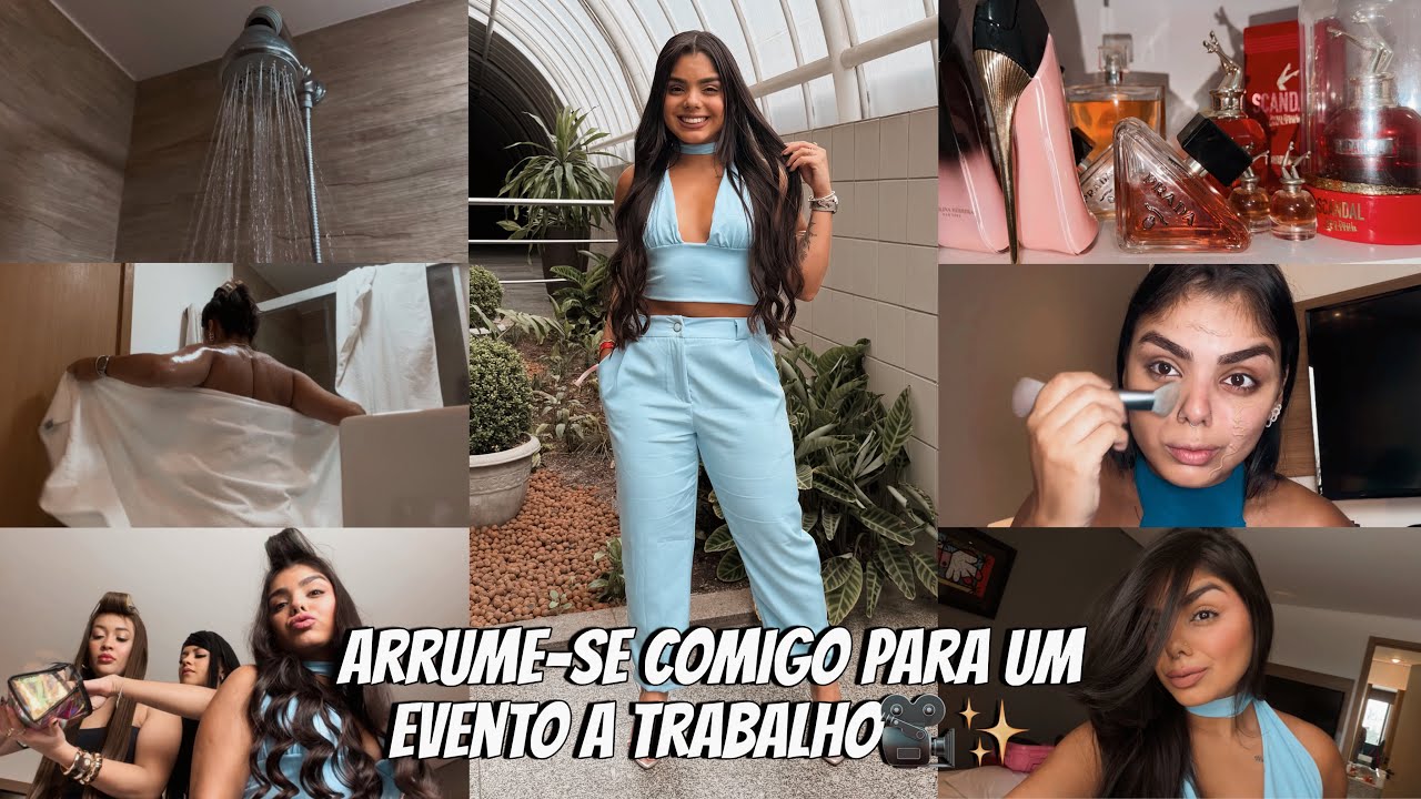 💄ARRUME-SE COMIGO- para um evento a trabalho 🎥✨ #arrumesecomigo #searrumecomigo #explorar 