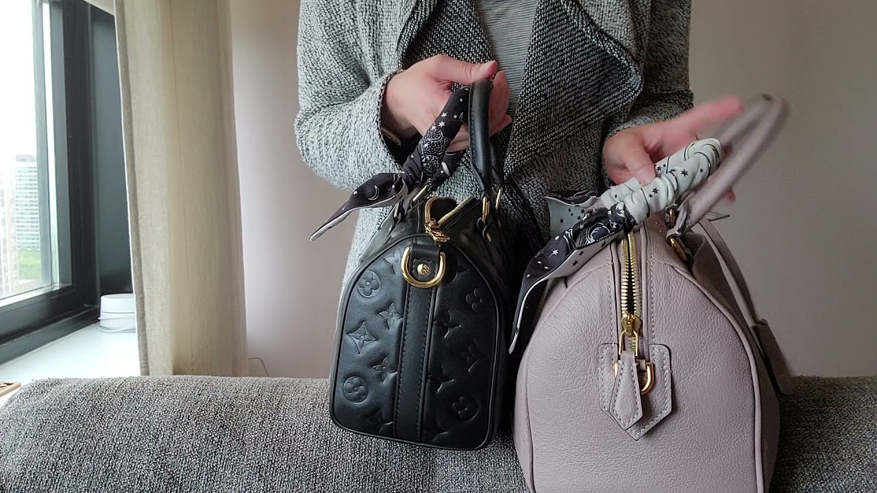 Louis Vuitton Speedy 22 vs speedy 25 