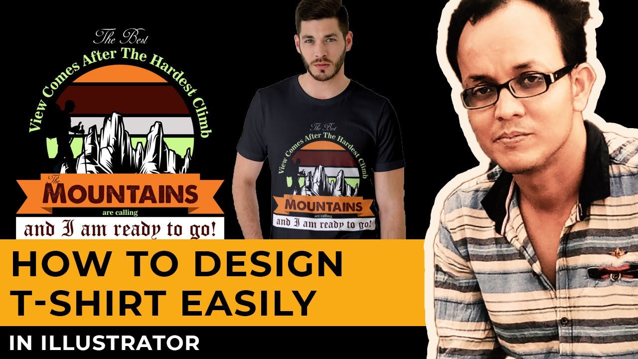 How To Design T Shirts For Amazon Merch T Shirt Design Illustrator In