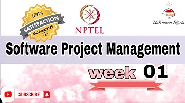 SOFTWARE PROJECT MANAGEMENT WEEK 1 ASSIGNMENT ANSWERS NPTEL 2025 l NPTEL #nptel #nptelanswer