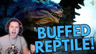 Day 1 Buffed Reptile Feels GOOD! Hitting 55% Combos in Kombat League!