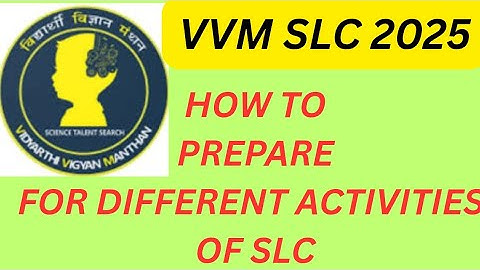 How to prepare for VVM SLC 2025. #vvm2025 #slc #PREPARE #howto #activities #pyqs #science #mathsacti