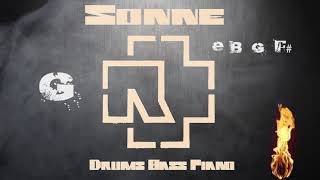 Rammstein - sonne Drums Bass Piano FX