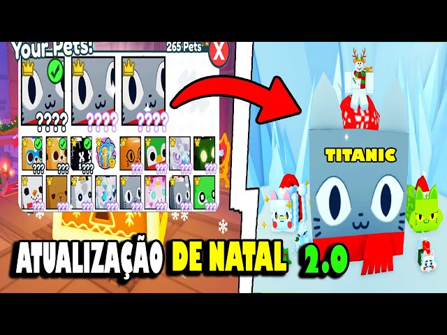 ATUALIZOU* 😲 SAIU UMA NOVA ATUALIZAÇÃO SECRETA DANDO HUGE DE GRAÇA NO PET  SIMULATOR X - ROBLOX 