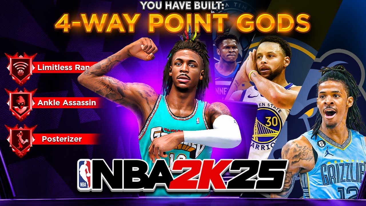 BEST GUARD BUILDS IN NBA 2K25! BEST POINT GUARD BUILDS IN NBA 2K25 ...