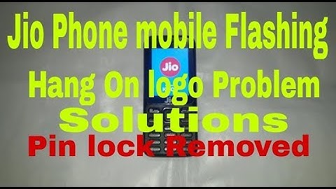 Jio Phone Flashing Model F81E Hang on logo Problem Solution
