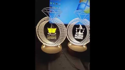 Countertop Acrylic Light Sign