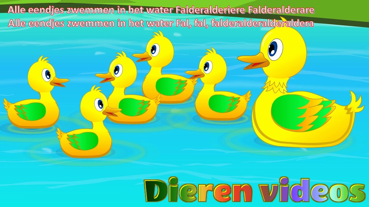 Alle eendjes zwemmen in het water Kinderliedjes van vroeger YouTube Alle eendjes zwemmen in het water Kinderliedjes van vroeger YouTube