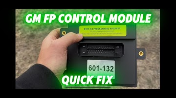 Easy Fix for Common Chevy Problem [Fuel Pump Control Module]
