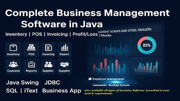 Complete Business Management Software in Java | Inventory, POS, Invoicing, Profit/Loss