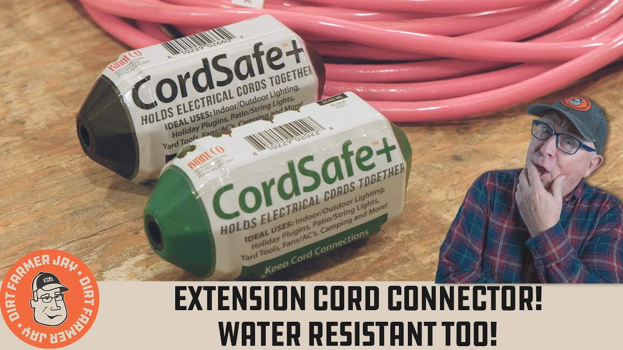 Extension Cord Connector! Water Resistant Too! 