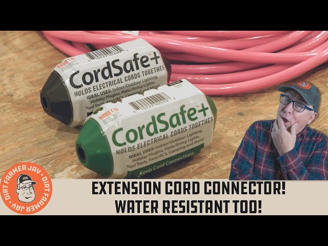 CordSafe Extension Cord Plug Protector & Safety Cover Water