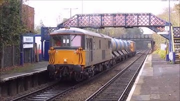 73128 & 73136 working a RHTT diagram at Shalford 05/11/2014