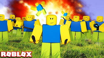 CONTROL THE BIGGEST NOOB ARMY EVER in ROBLOX ARMY CONTROL SIMULATOR