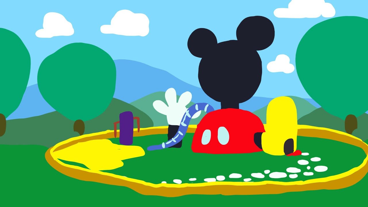 Scenery Drawing House The CLUBHOUSE *Drawing* - Disney Junior Doodles
