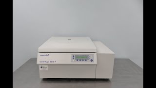 Eppendorf 5810R Refrigerated Centrifuge Video ID 20557