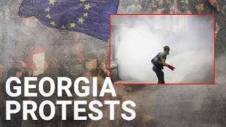 🔴 LIVE: Georgia protests its government’s new ‘Kremlin-inspired’ law