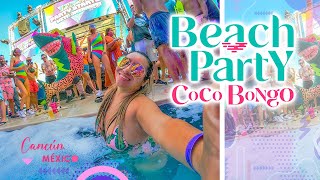 🎉Coco Bongo Beach Party I Cancún, México