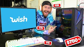 I Built A Gaming PC Using WISH!! ($750 Gaming Setup)