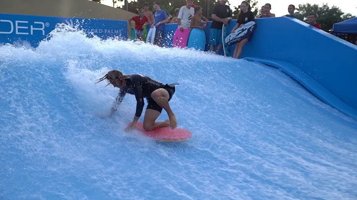 Jon Reese Pro riders on the FlowRider Surf Machine...