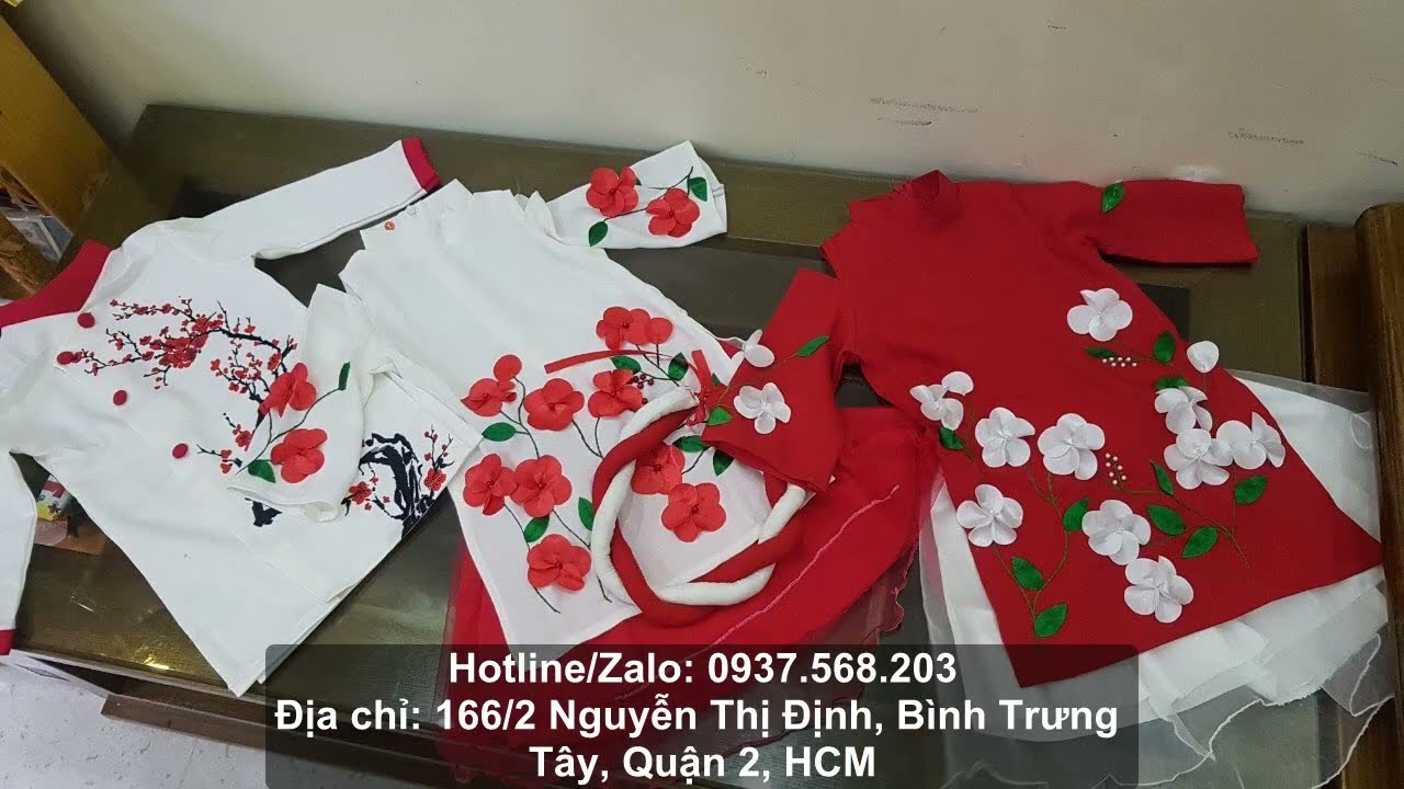 Áo dài cách tân trẻ em – Áo dài tết 2019