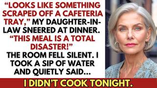 My daughter-in-law mocked my “terrible” family dinner — but had no idea who cooked it…