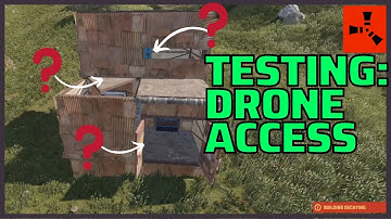 Testing Rust Drone Access to Vending Machines INSIDE Bases