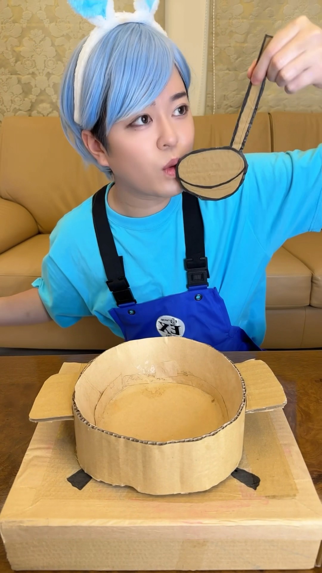 PROPER USE OF CARDBOARD WATER！#asmr