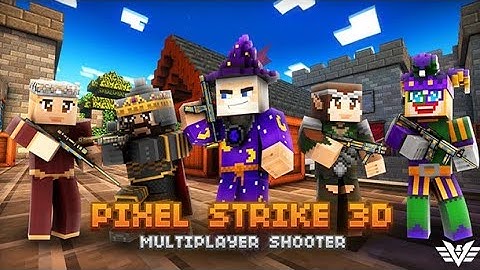 Pixel Strike 3D - Gameplay Walkthrough Part 1 - First Battle (Android Games)