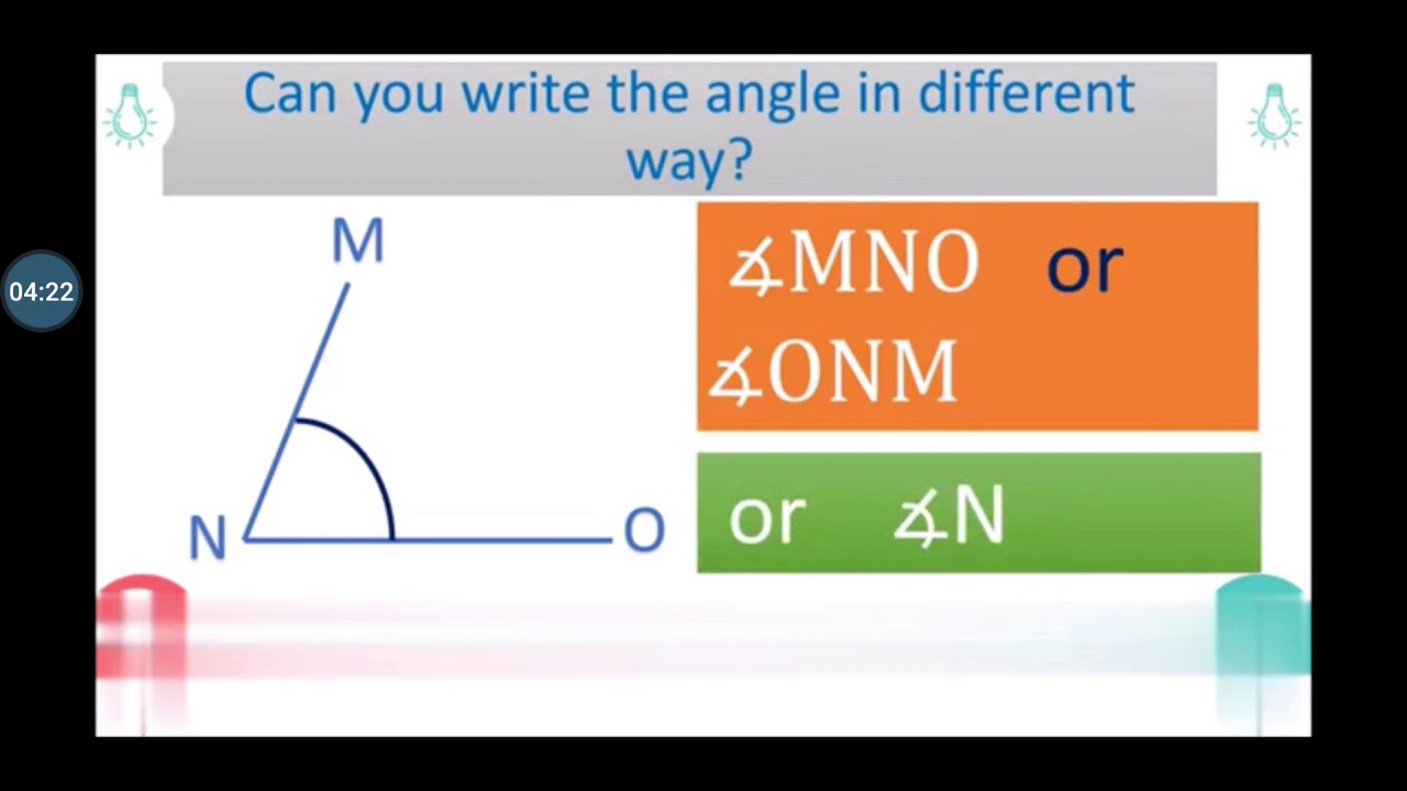 Arms Math Class Grade 4: Mathematics: More About Angles (Arms & Vertex) - YouTube