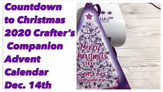 Countdown to Christmas 2020 Crafter’s Companion Advent Calendar Dec. 14th