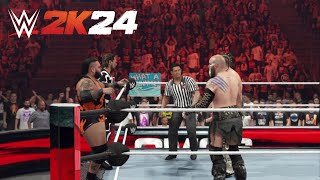 THE VIKINGS / Match v Otis & Mahaan Match v Viking Raiders / WWE 2K24 Superstar Mode Walkthrough #11