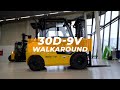 Walkaround of the New Stage V 30D-9V Diesel Forklift | Hyundai Material Handling