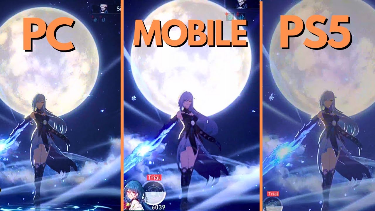 Honkai: Star Rail (PS5) vs (PC) vs (Mobile) Ultra Graphics Comparison ...