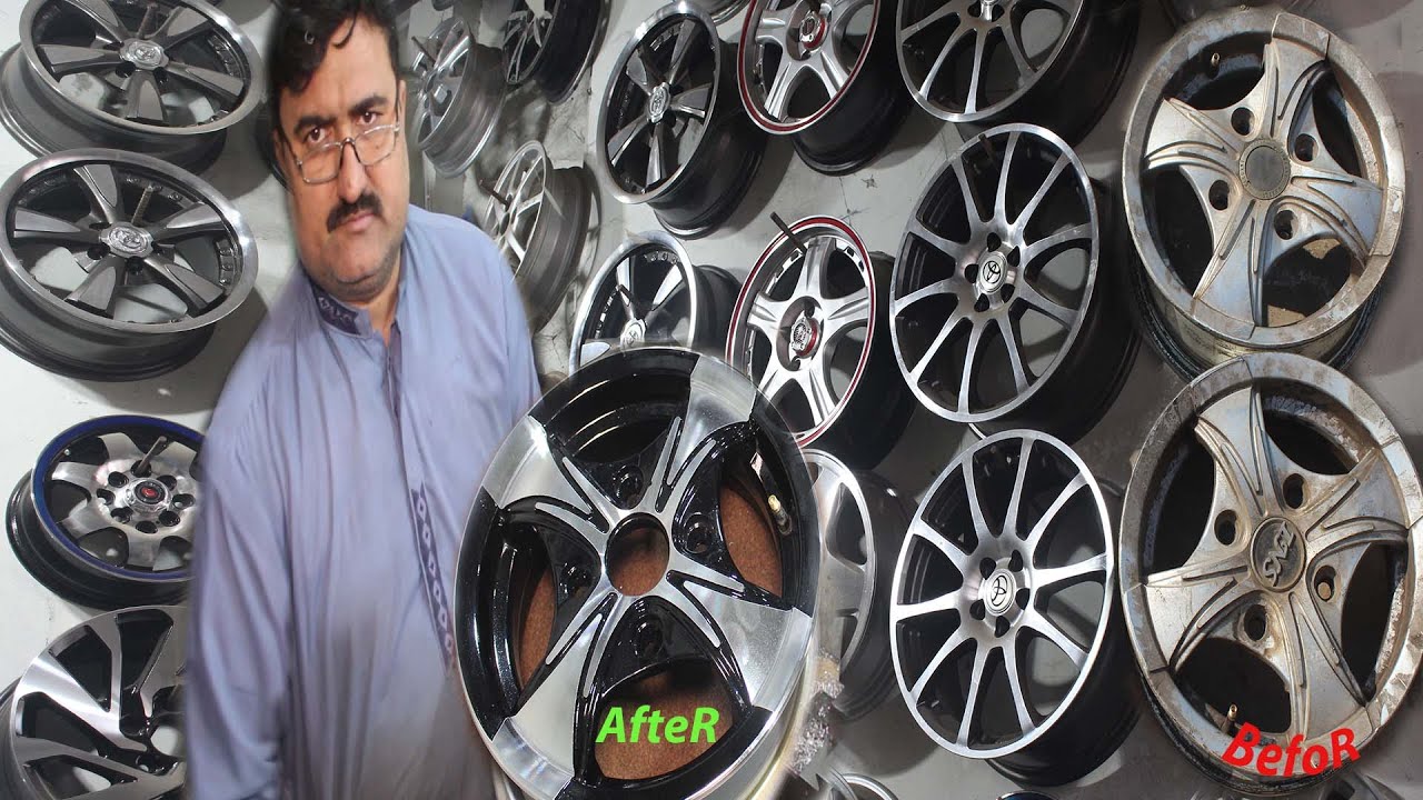 Rims Restoration Amazing Wheels Rims Repair Paint and Clean YouTube