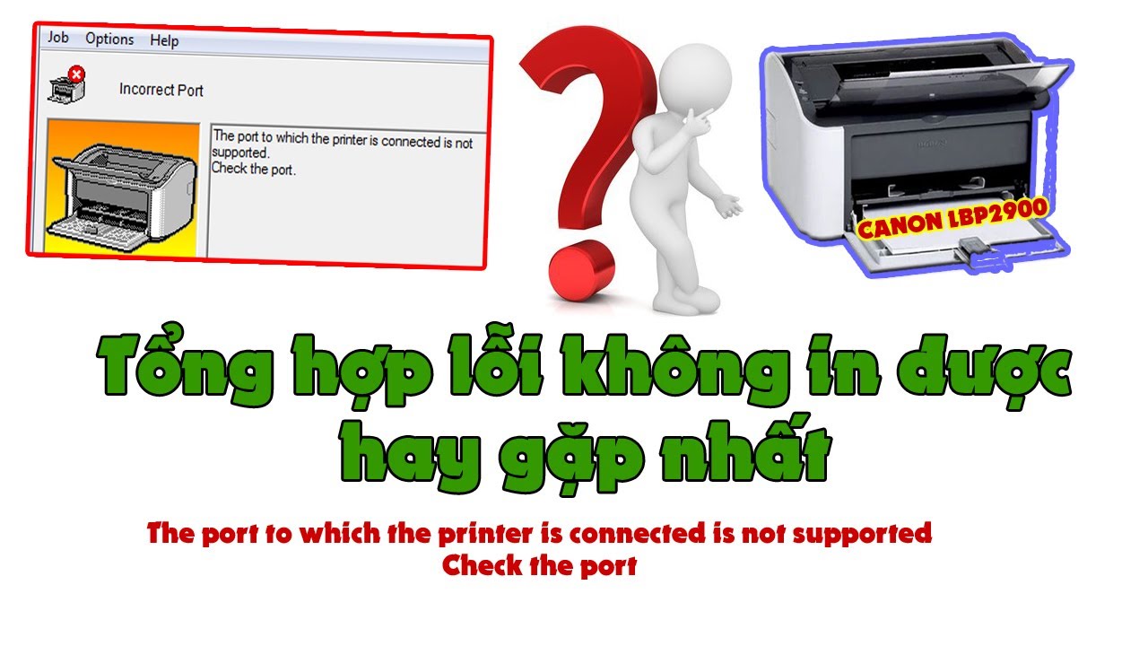 Mẹo 8 phút tổng hợp biết rõ các kiểu lỗi không in được hay gặp nhất