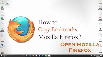 how to Copy Bookmarks list from Mozilla Firefox browser