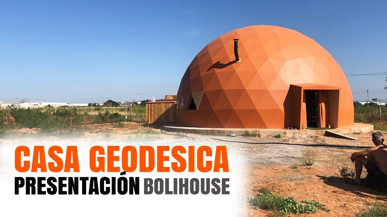 Casa geodésica de madera 12 metros diámetro