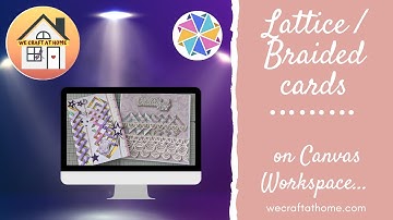 Lattice braided card