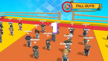 Fall Dudes 3D Gameplay (iOS & Android) Walkthrough Part 12 | Fall Guys Mobile Early Access