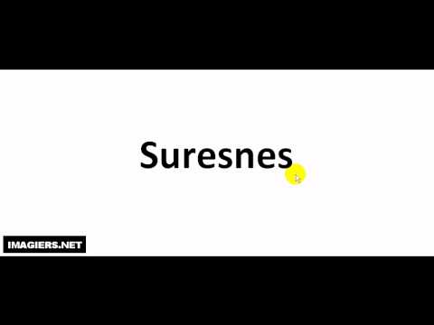 Pronounce like a French #Suresnes