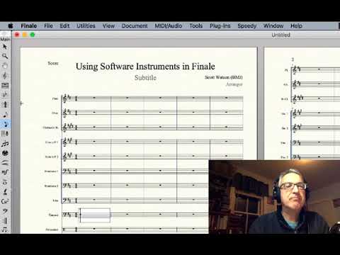 Using Software Instruments in Finale