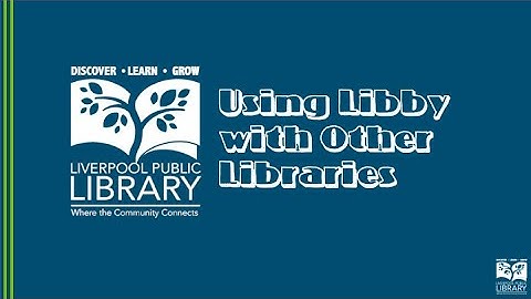 Using Libby with Other Libraries