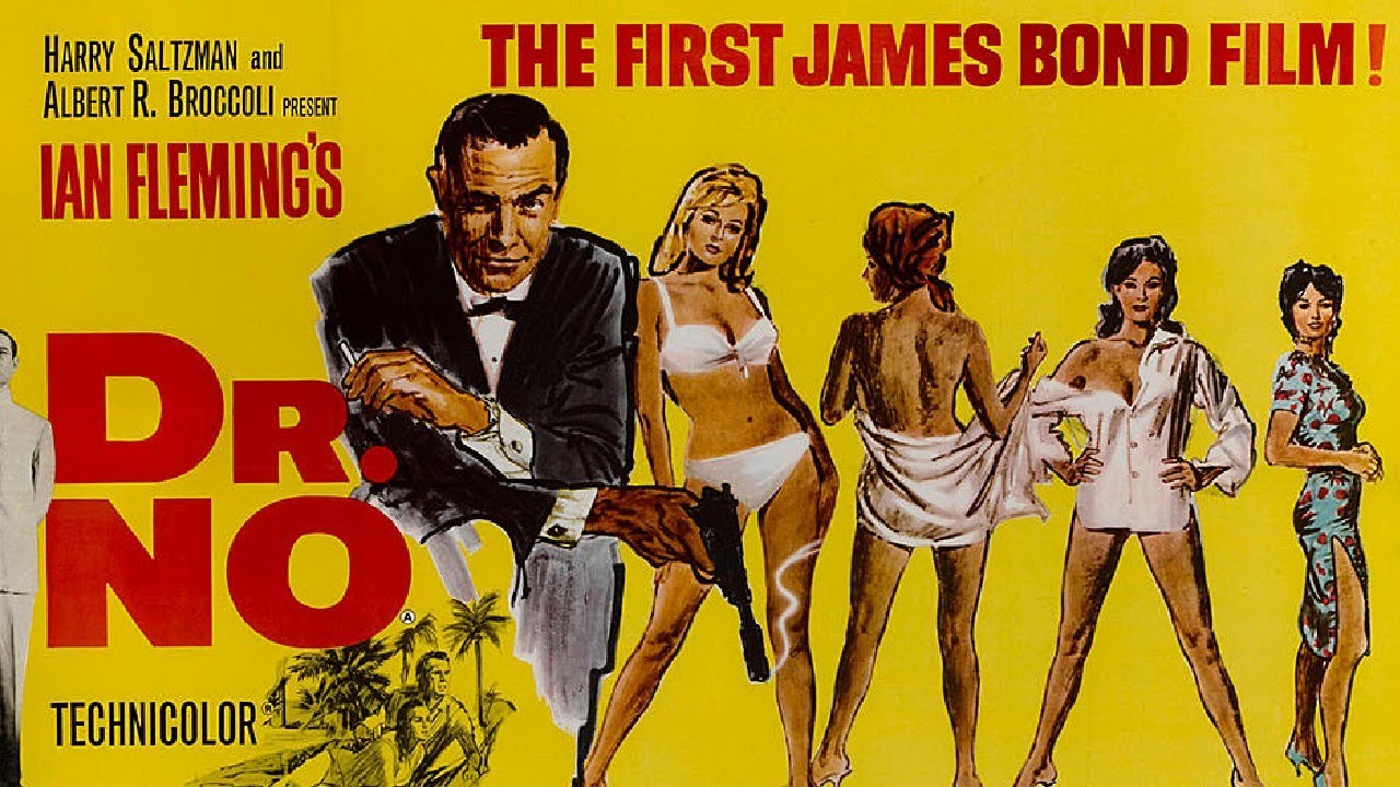 Dr No 1962 First James Bond Film | Sean Connery as 007