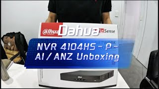 Dahua WizSense AI NVR Unboxing – NVR4104HS-P-AI/ANZ
