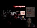 Thyroid gland..#study #education #biologics #shorts #shortvideo #ytshorts #youtubeshorts #ytviral