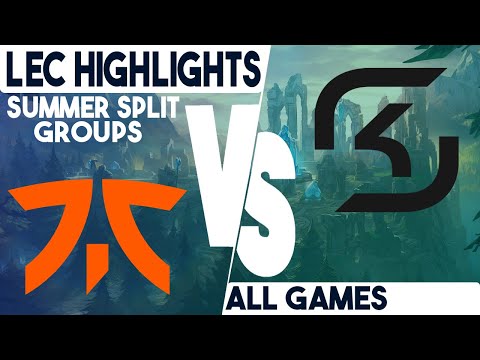 FNC vs SK Highlights All Games |  LEC Groups Summer 2023 | Fnatic vs SK Gaming
