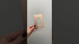 Liders Screwless Metal Wall Plates