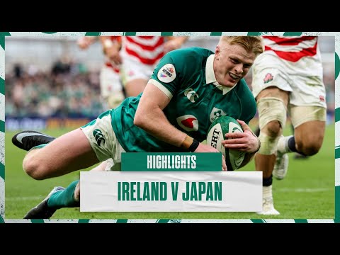 Highlights: Six Try Ireland Beat Japan